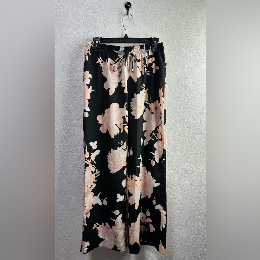 Calvin Klein Women’s floral print wide-leg pants Size XS NC0189